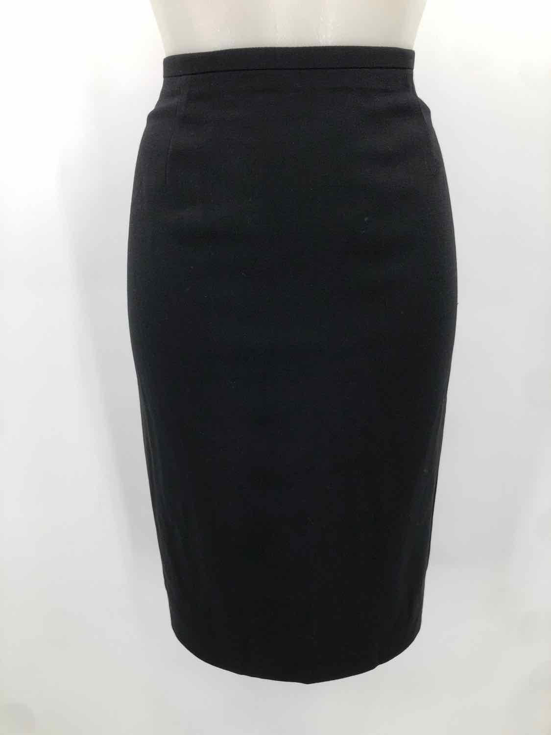 Armani Collezioni Black Size 8 A Line Skirt