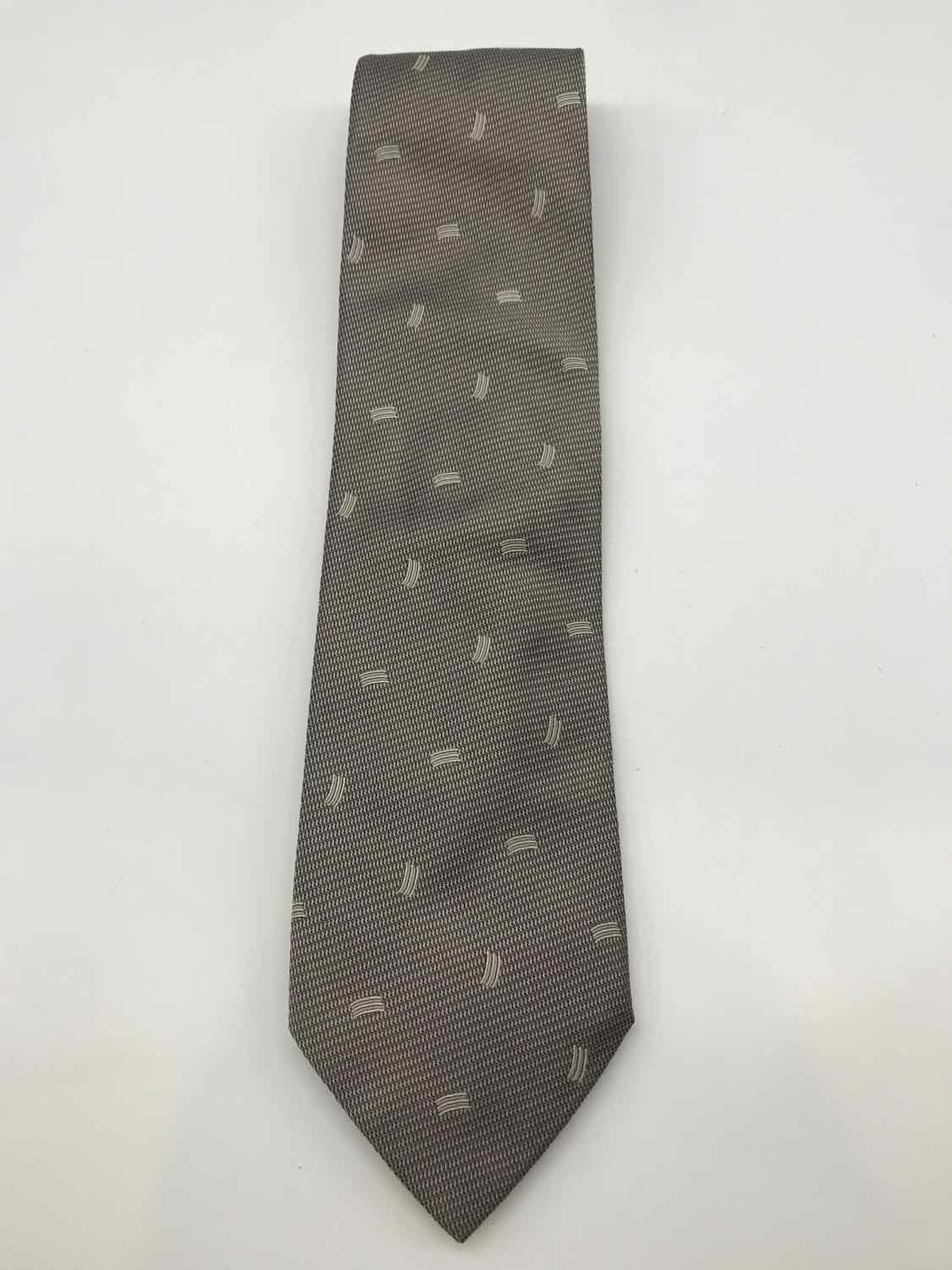 Armani Collezioni Grey Silk Men's Tie