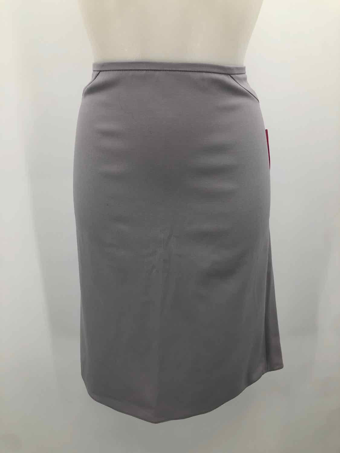 Armani Collezioni Grey Size 10 A Line Skirt