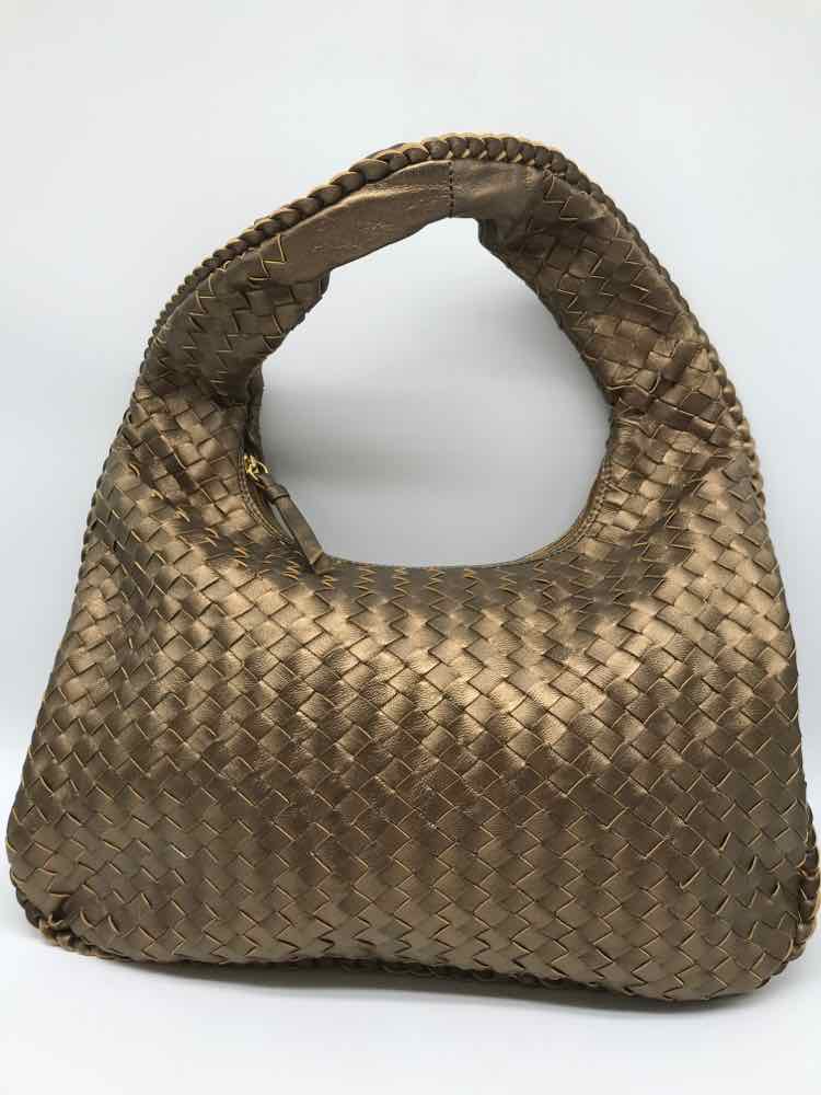 Ashneil Gold Woven Hobo Bag Fabric Hobo