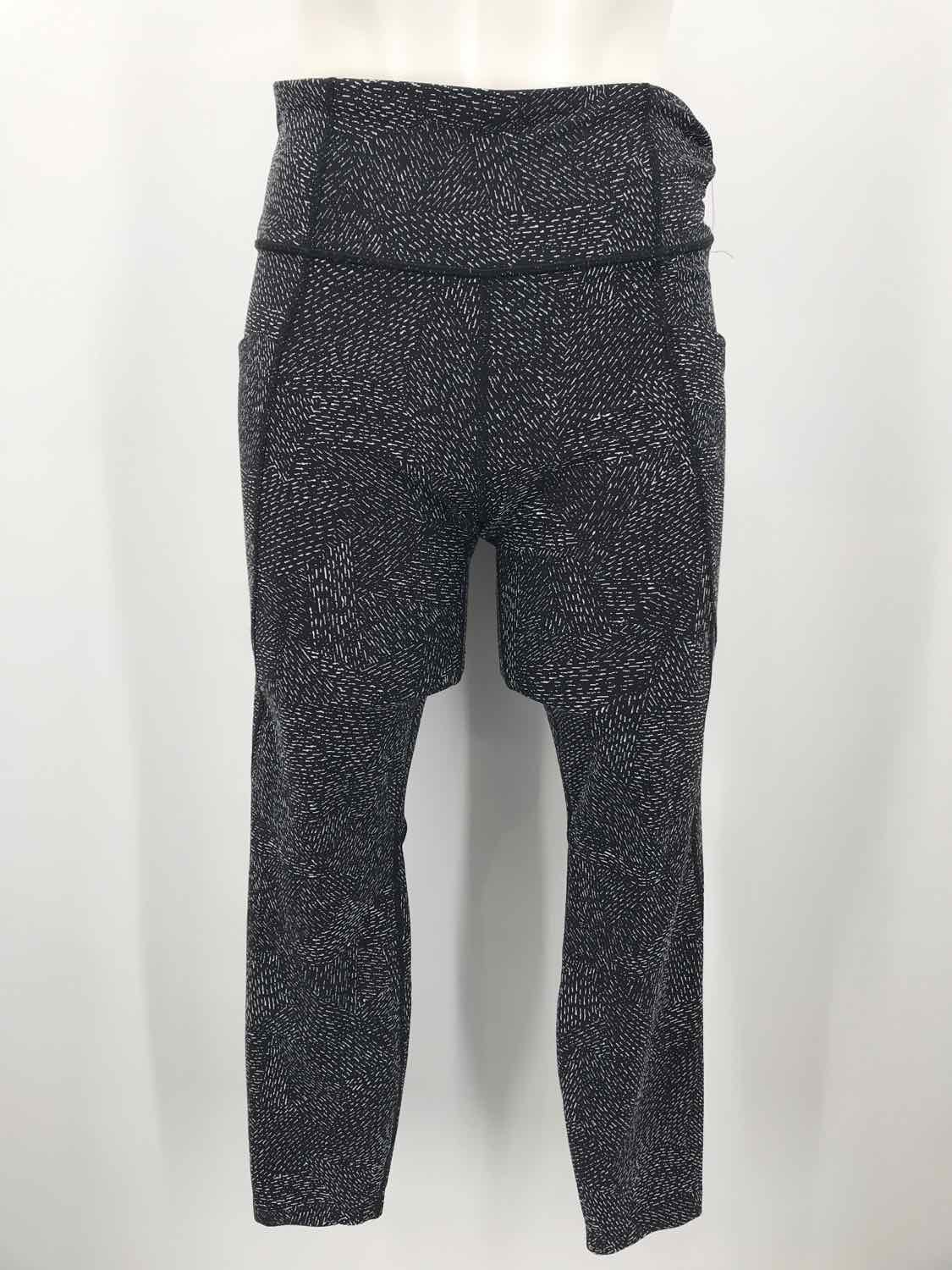 Athleta Black Size Small Printed Legging Athletic Pants