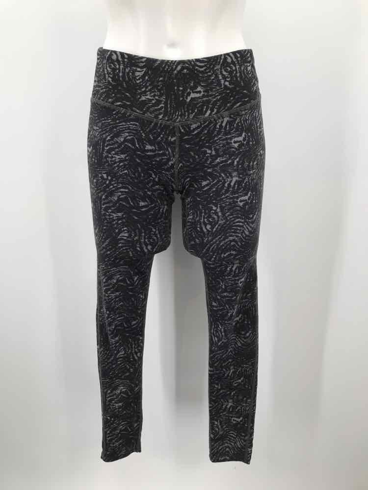 Athleta Grey Size Small Printed Legging Athletic Pants