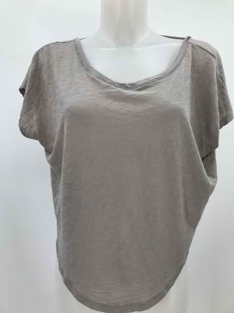 Athleta Grey Size XS Open Back Athletic Tee