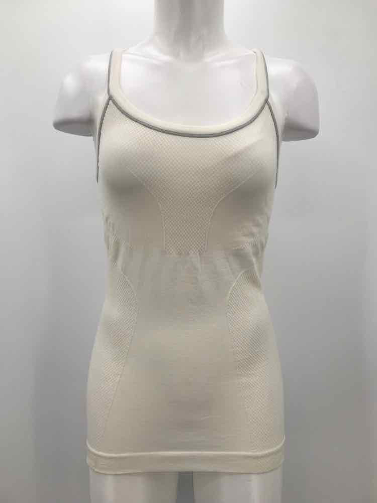 Athleta Ivory Size Medium Athletic Tank