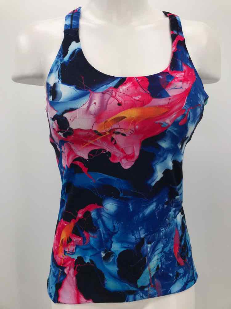 Athleta Navy Size Small Printed Athletic Tank