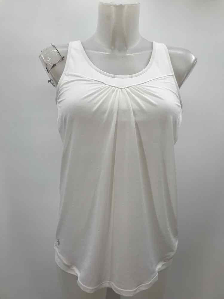 Athleta White Size Medium Athletic Tank