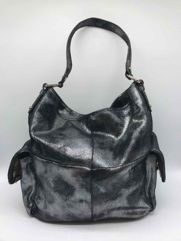 B Makowsky Grey Shoulder Bag Shoulder Bag