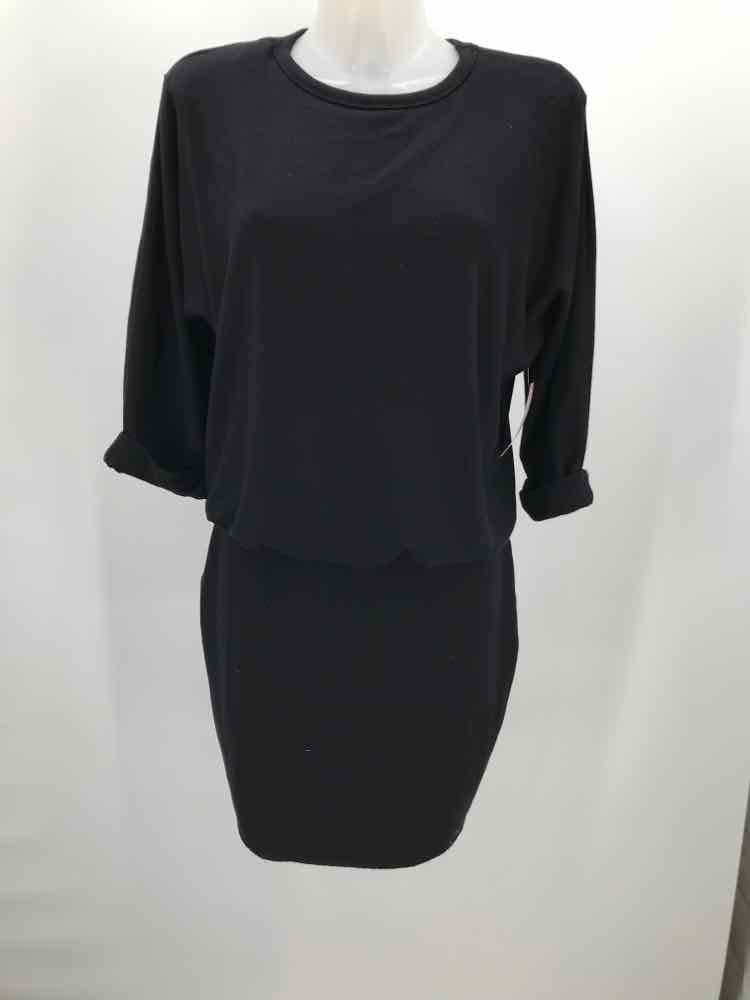 Bailey 44 Black Size Medium Knee Length Sweater Dress