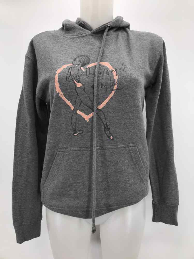 Ballet Papier Grey Size XS Hooded Sweatshirt