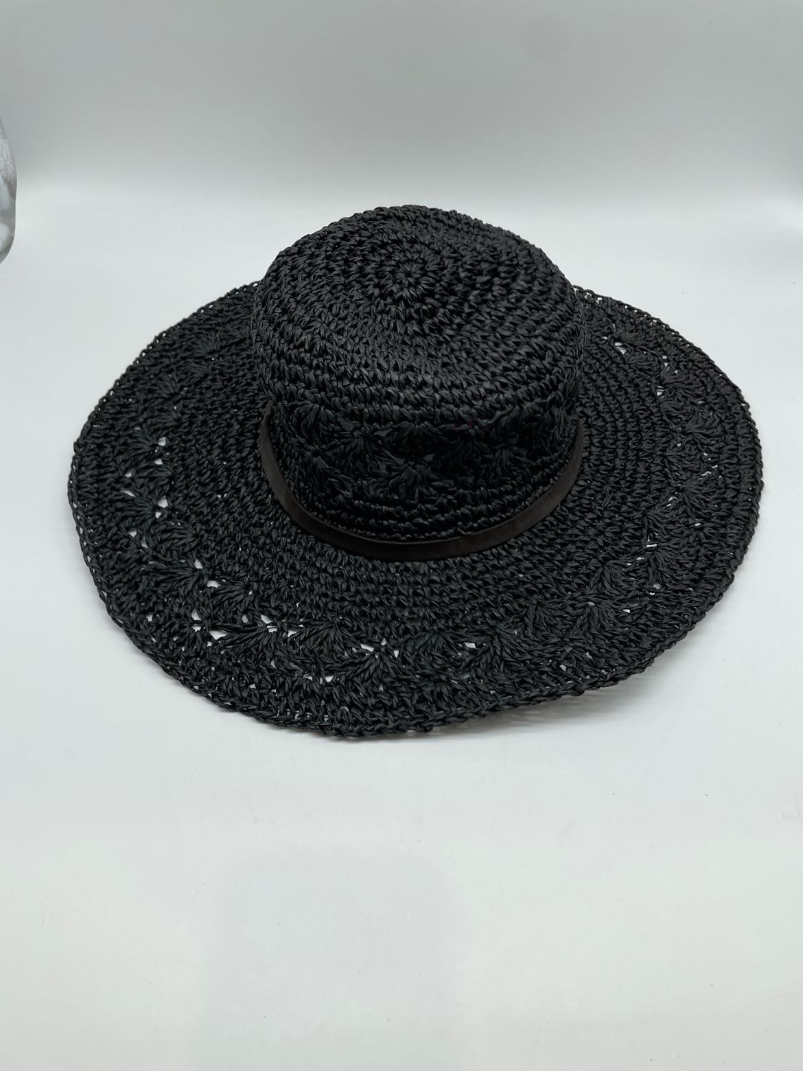 Banana Moon Black Cellulose Woven Hats