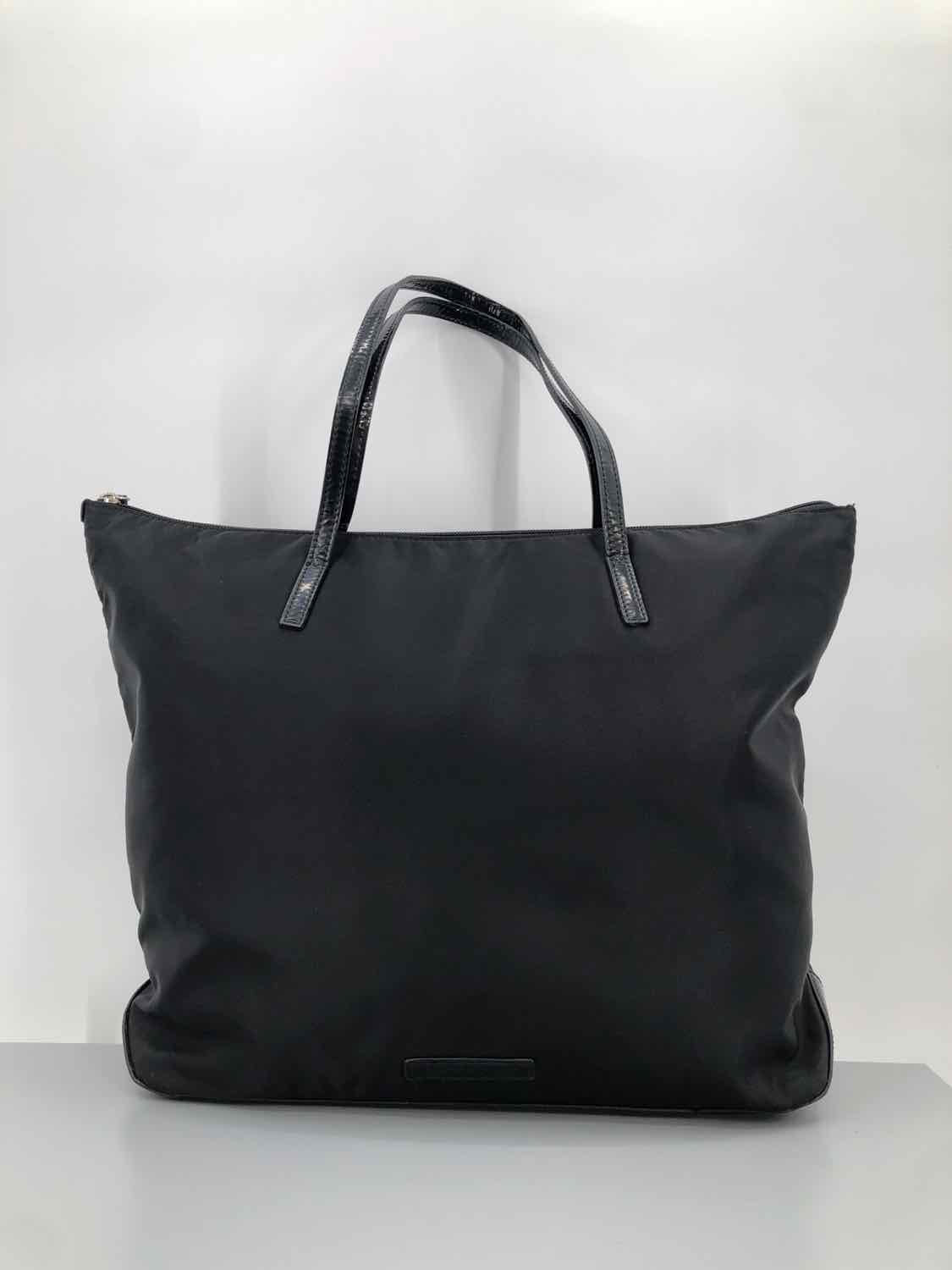 Banana Republic Black Nylon Tote Tote Bag