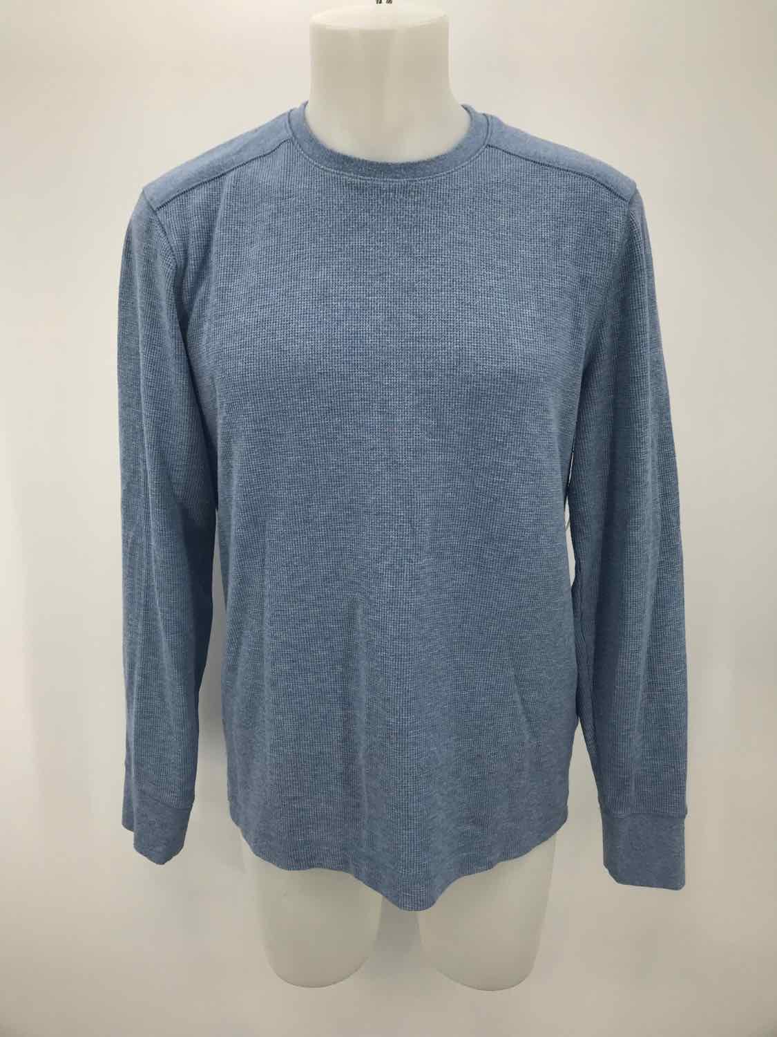 Banana Republic Blue Size Large Textured Men's Sweatshirt