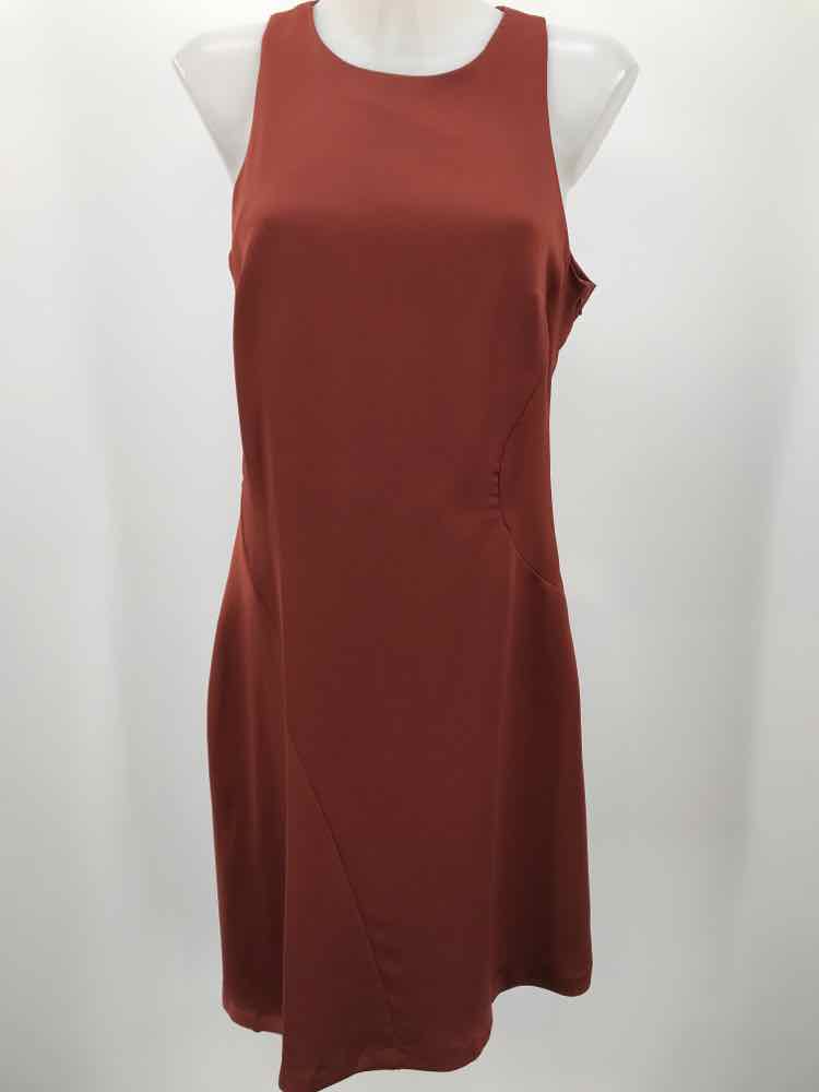 Banana Republic Brown Size 8 Knee Length Sleeveless Dress