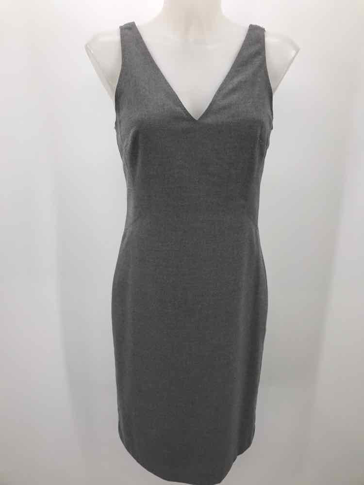 Banana Republic Grey Size 2 Knee Length Sleeveless Dress