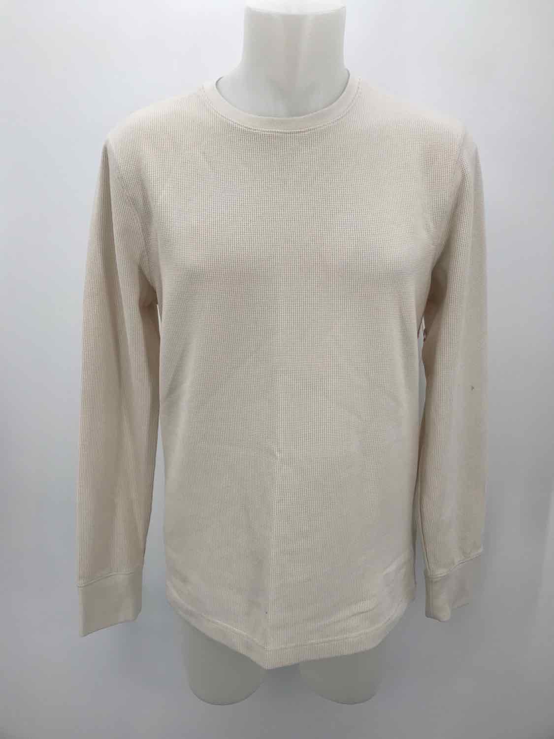 Banana Republic Ivory Large Textured Men's Sweatshirt