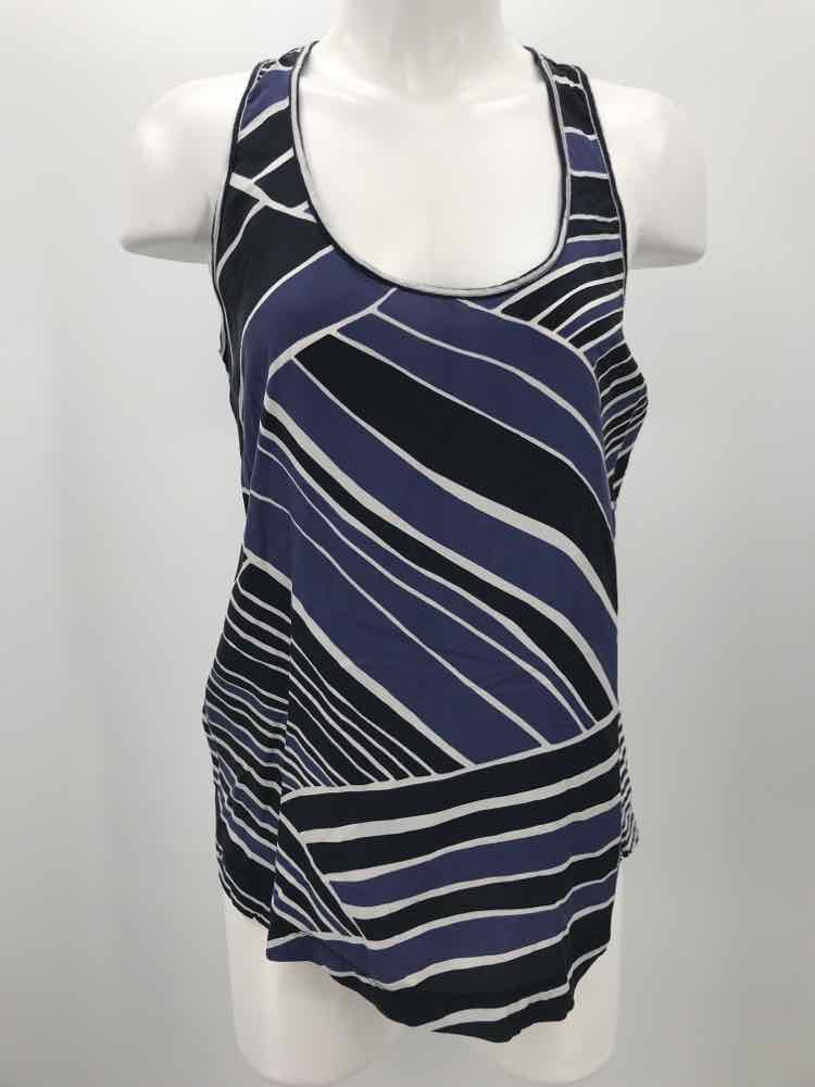 Banana Republic Purple Size Small Printed Tank Top