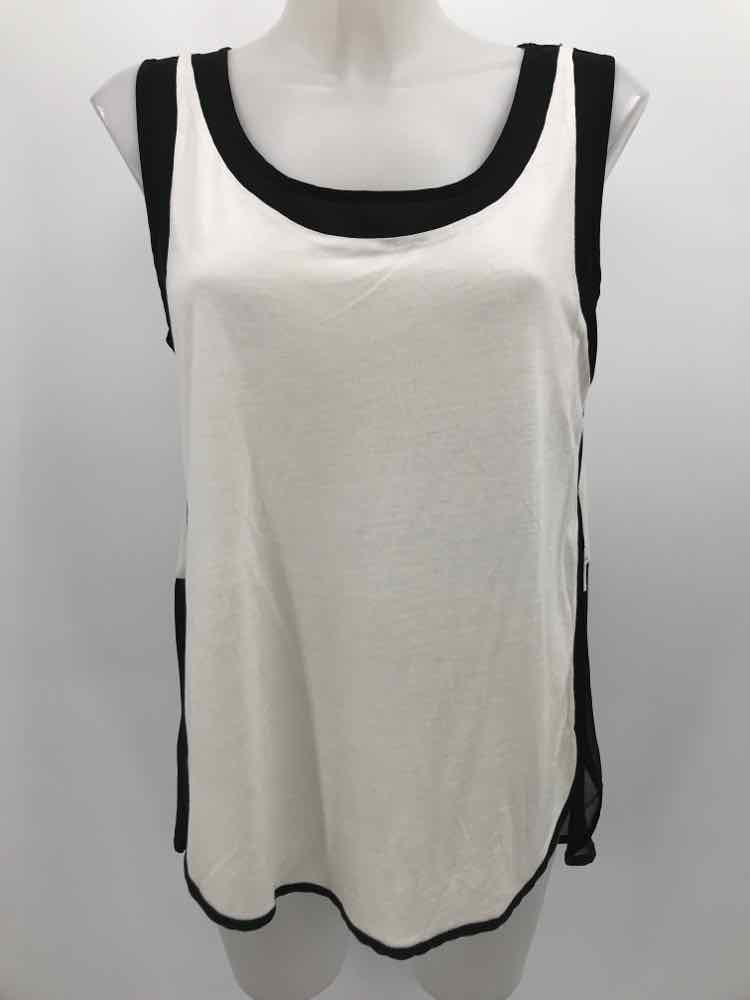 Banana Republic White Size Small Sleeveless Top