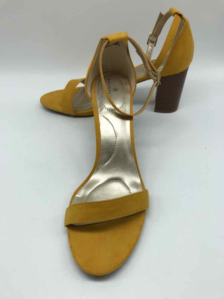 Bandolino Yellow Size 9.5 Strappy Heels