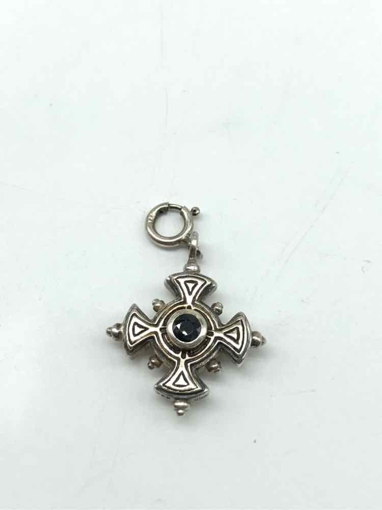 Barbara Bixby 925 Silver Sapphire Silver Charm