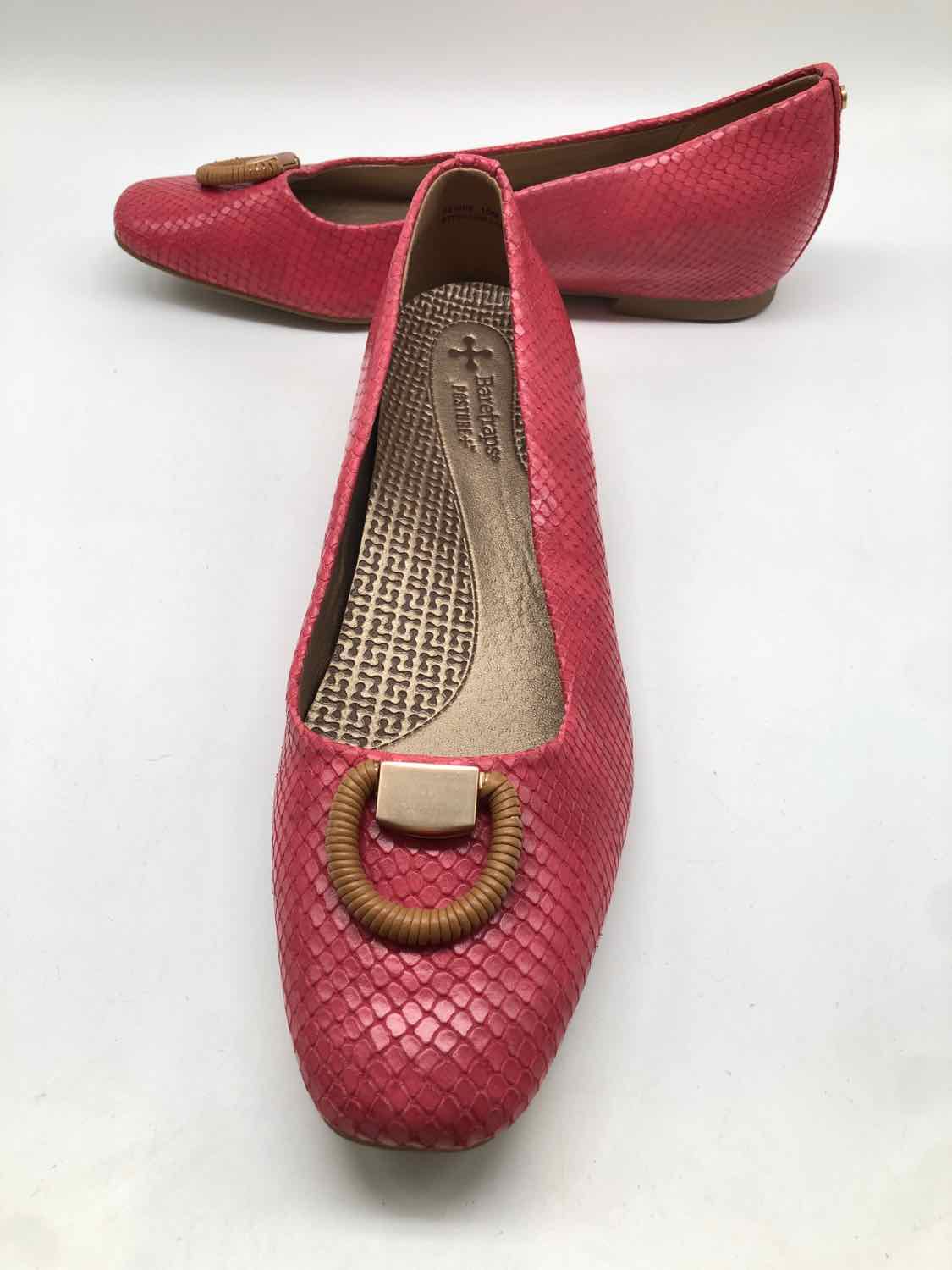 Baretraps Pink Size 10 Textured Ballet Flats