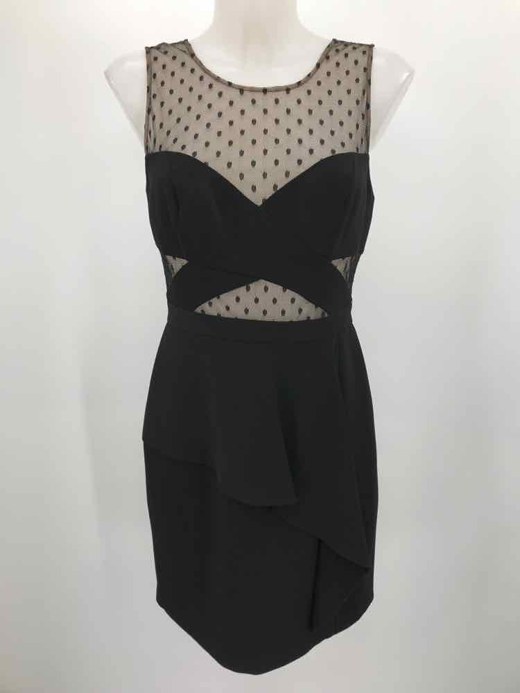 BCBG Black Size 6 Sleeveless Dress