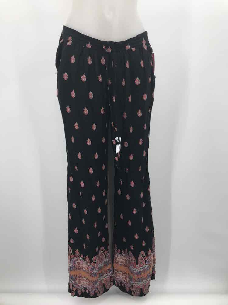 Beachlunchlounge Black Size Medium Printed Pull On Pants