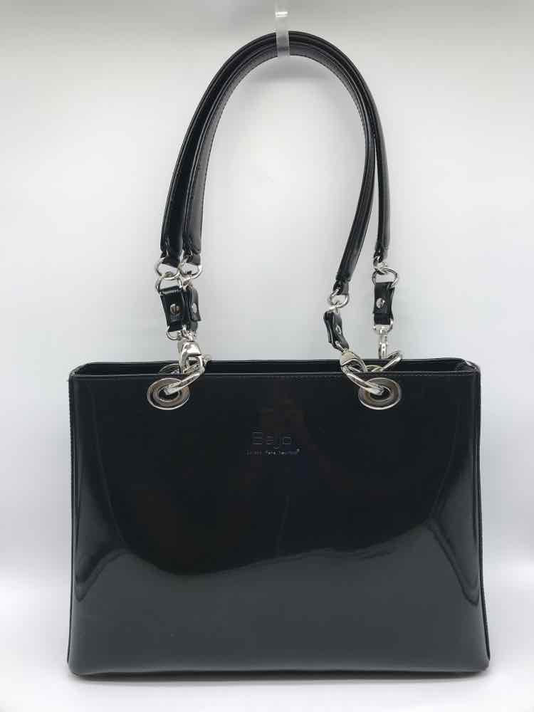 Beijo Black Patent Shoulder Bag Shoulder Bag