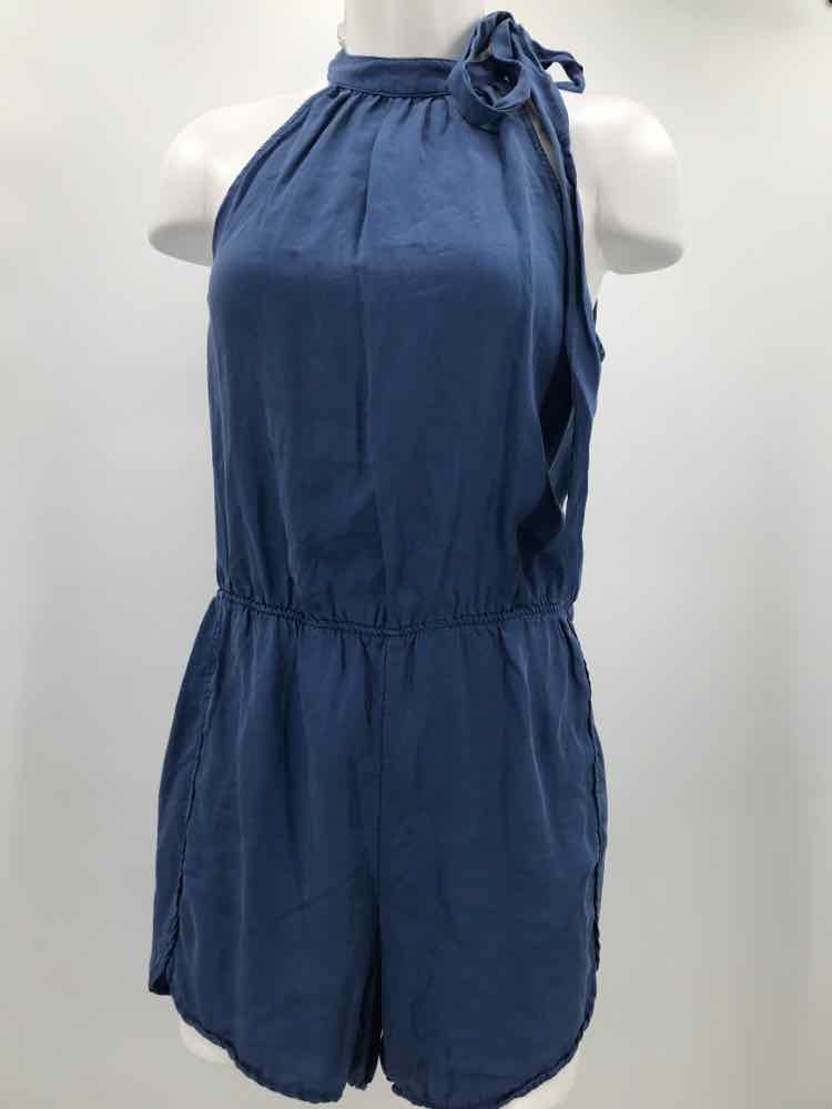 Bella Dahl Blue Size Small Sleeveless Romper