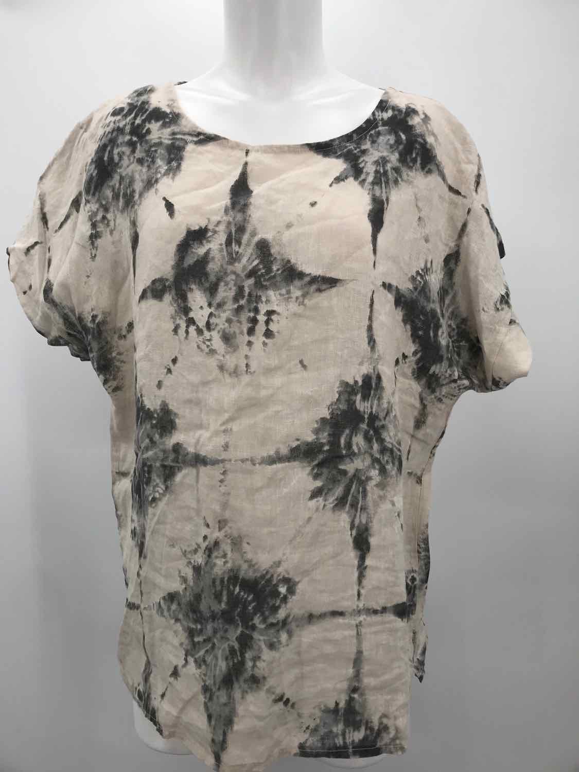 Bellambia Grey Size Large Tie Dye Blouse