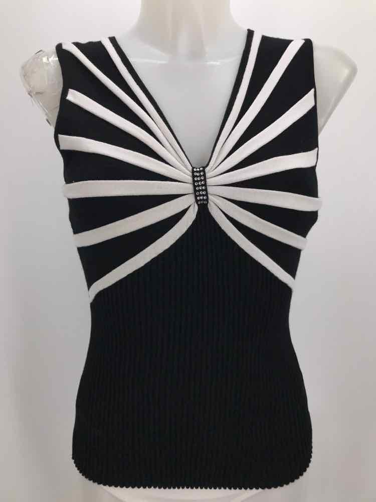 Belldini Black Size Small Knit Tank Top