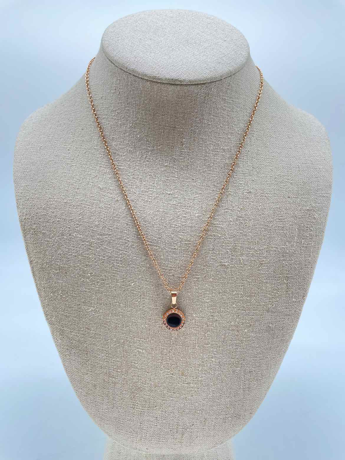 Bering Rose Gold Pendant Delicate Necklace