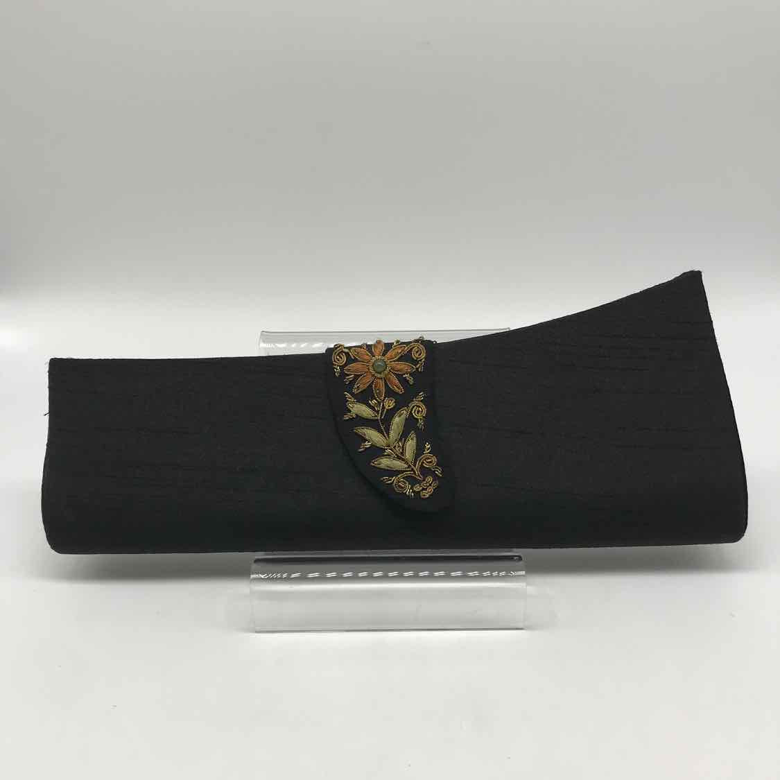 Black Asymmetrical Clutch