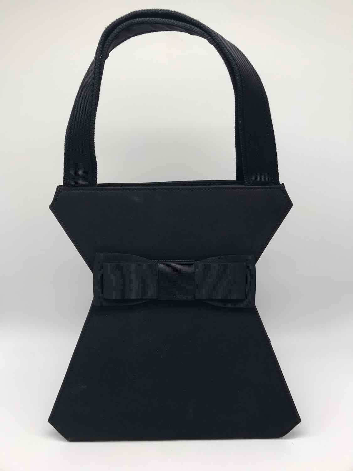 Black Bow Tie Interchangeable Statement Bag