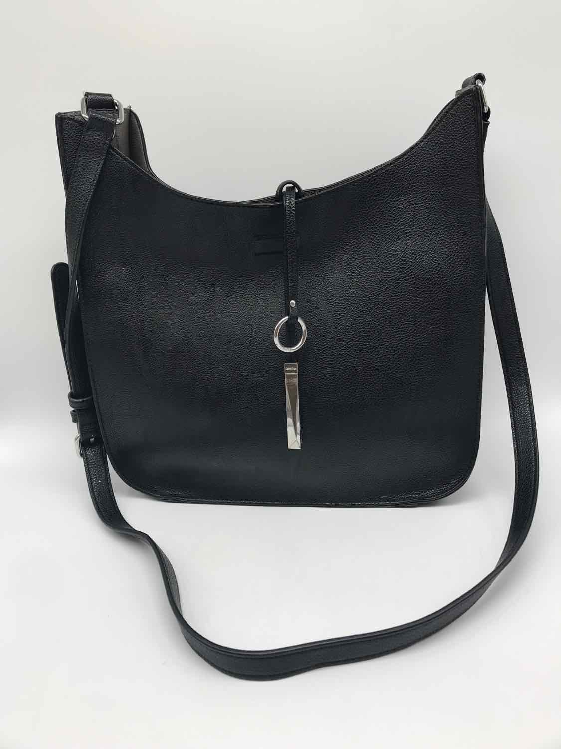 Black Faux Leather Crossbody Calvin Klein Crossbody