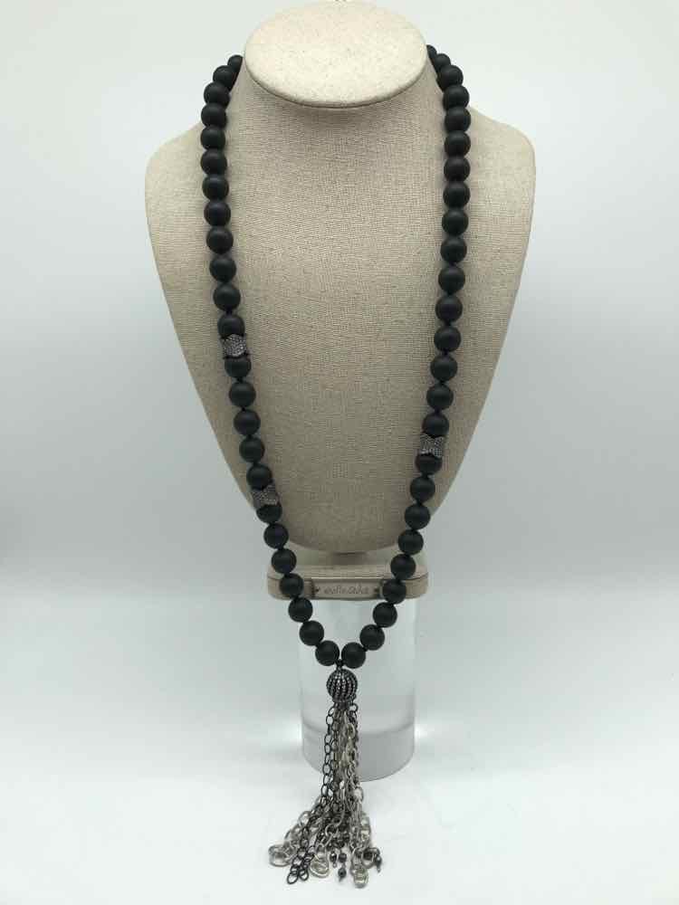 Black Onyx Long Necklace