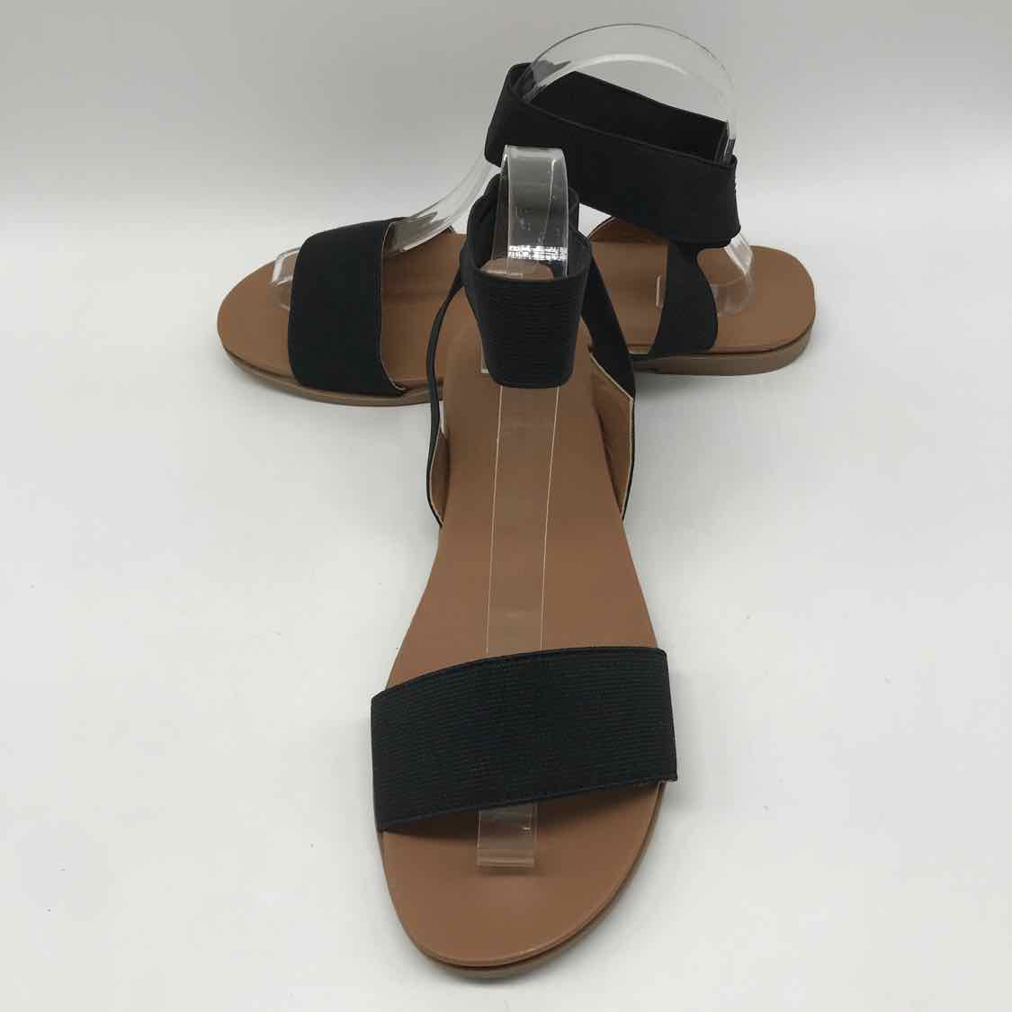 Black Size 7 Slingback Sandals