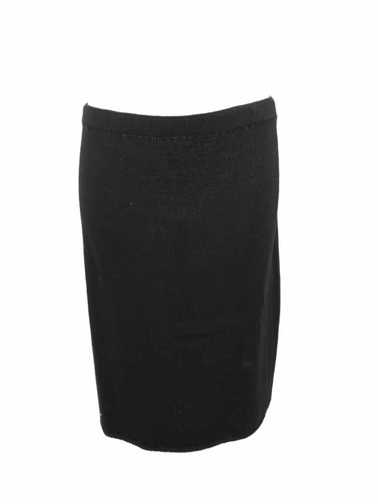 Black Size Medium Knit Skirt