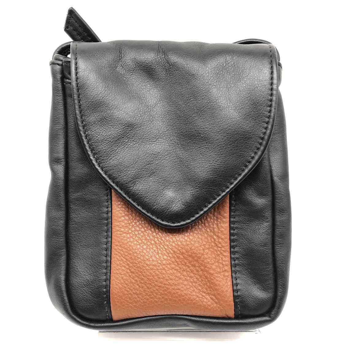 Black Two-Tone Crossbody Crossbody