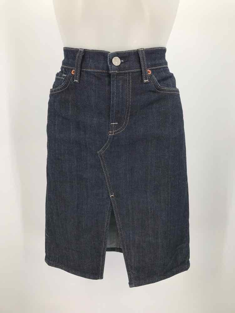 Blue 7 For All Mankind Size 29 Denim Skirt