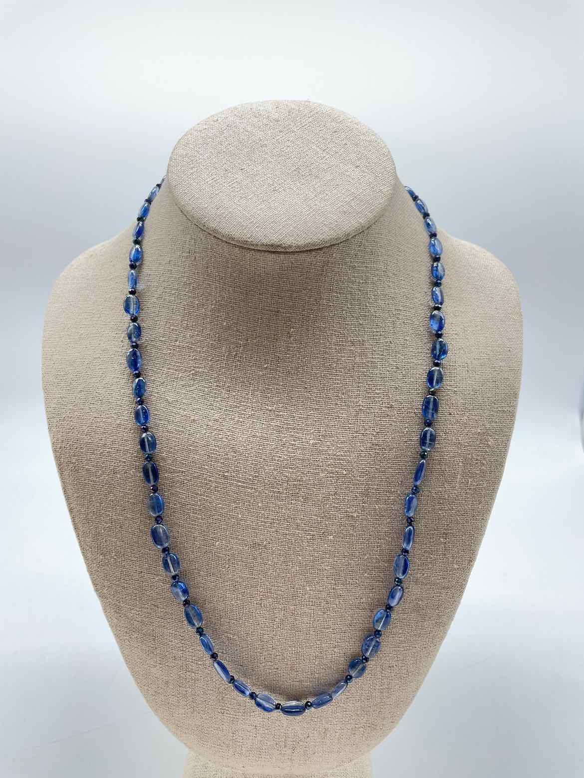 Blue Kyanite Beaded Necklace