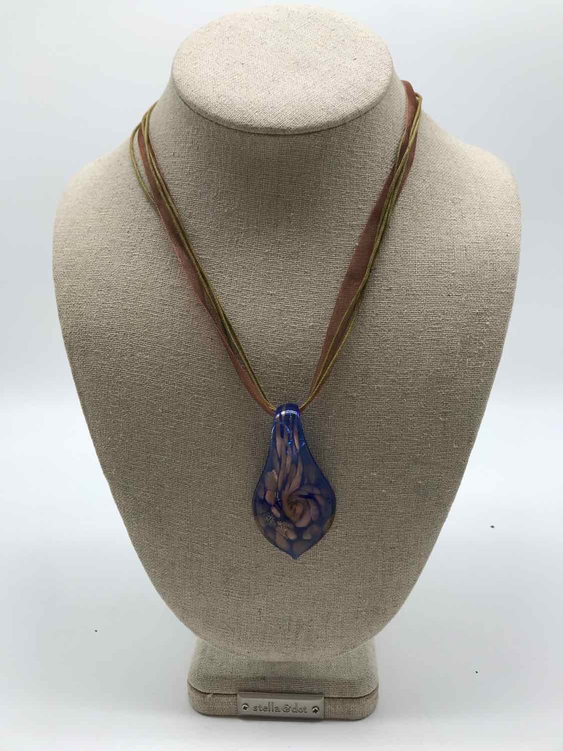 Blue Murano Pendant Necklace