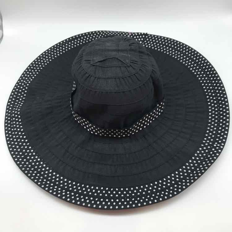 Boardwalk Style Black Size 57cm Polyester Fabric Hats