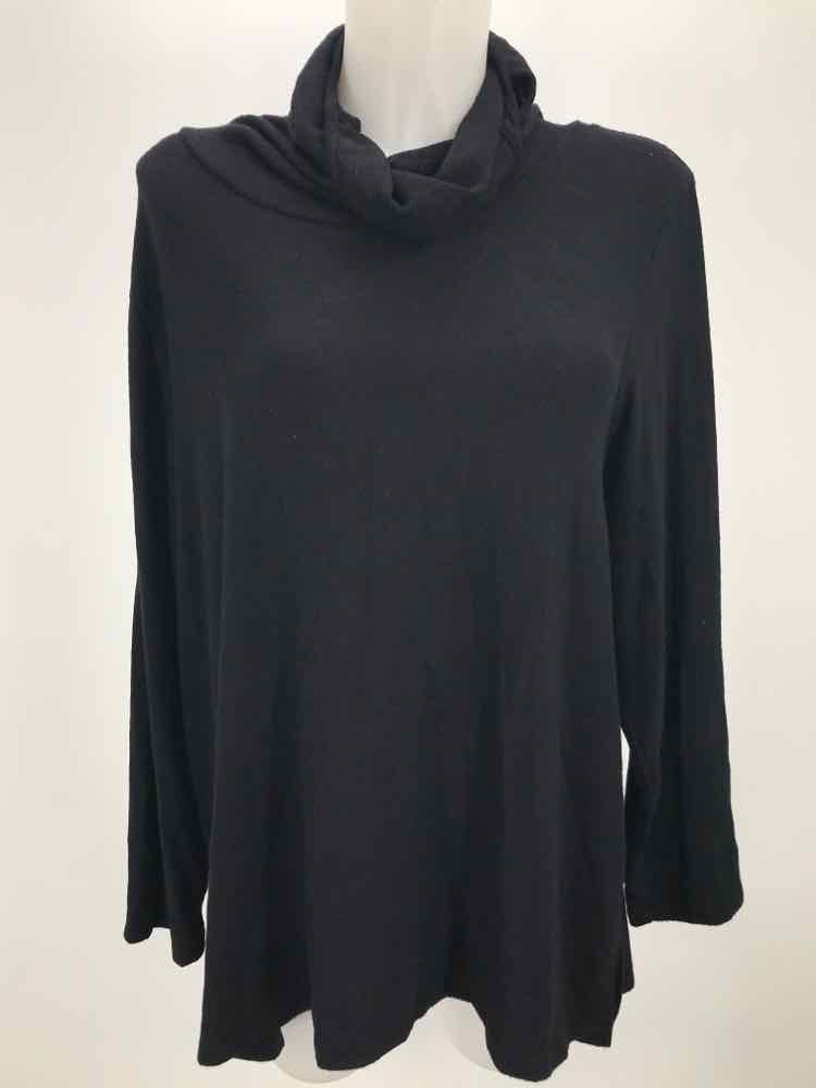 Bobeau Black Size 2X Turtleneck Sweater