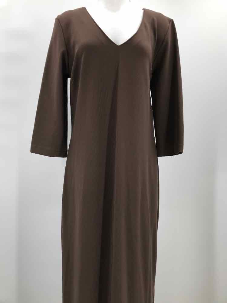 Boston Proper Brown Size Large Long Long Sleeve Dress