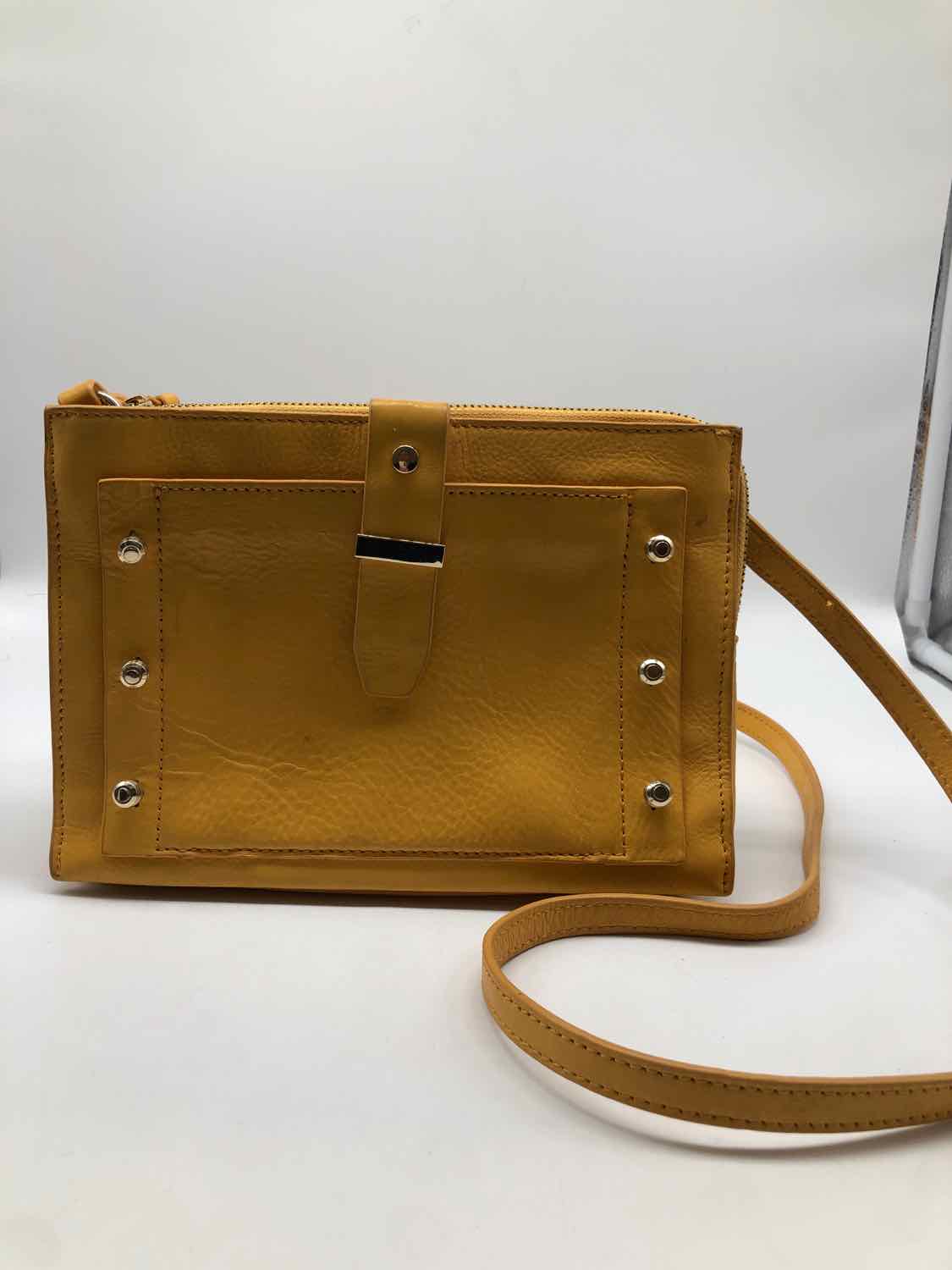 Botkier Yellow Crossbody Leather Crossbody