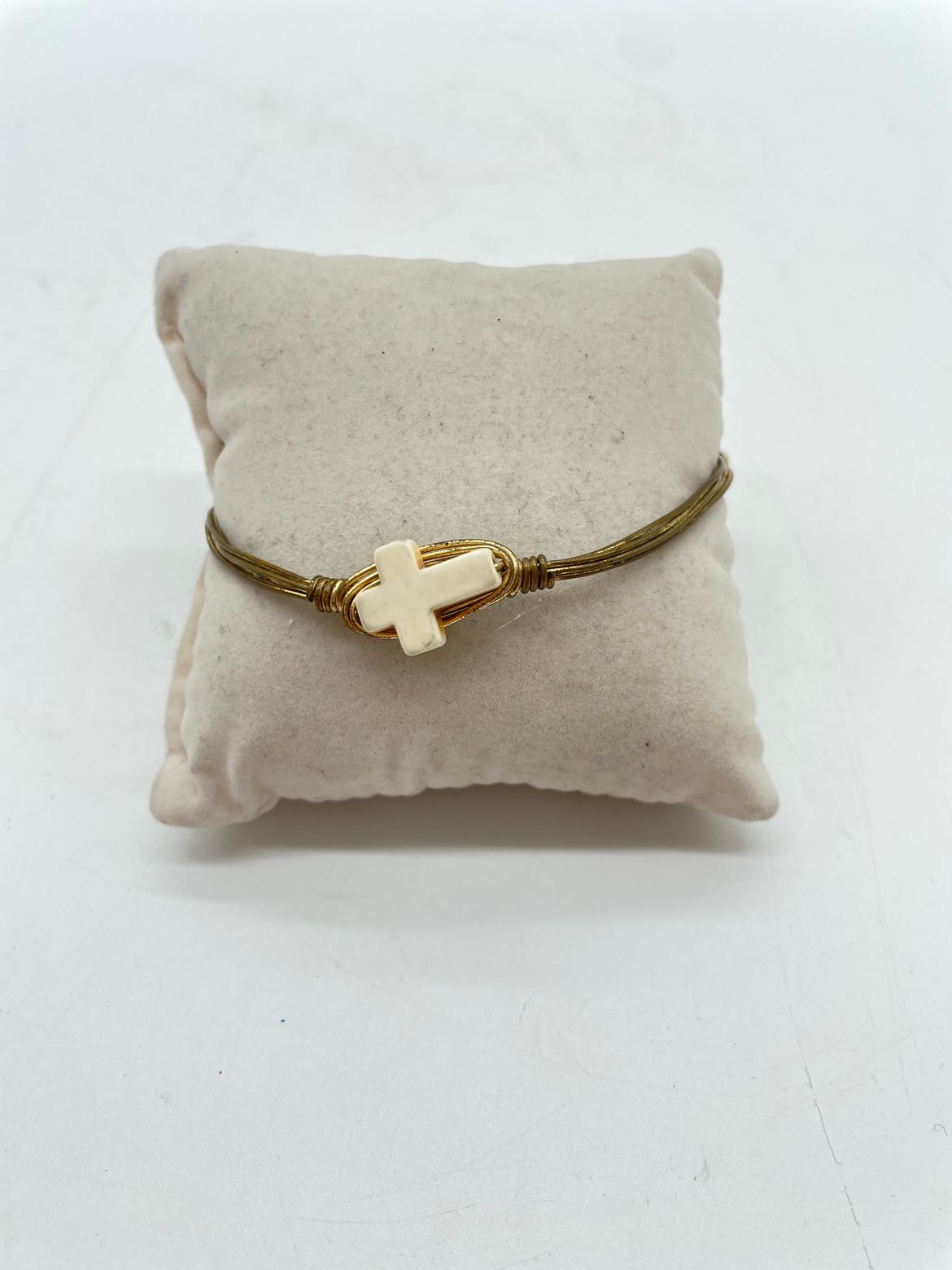 Bourbon & Bowties Gold Bangle Wire Bracelet