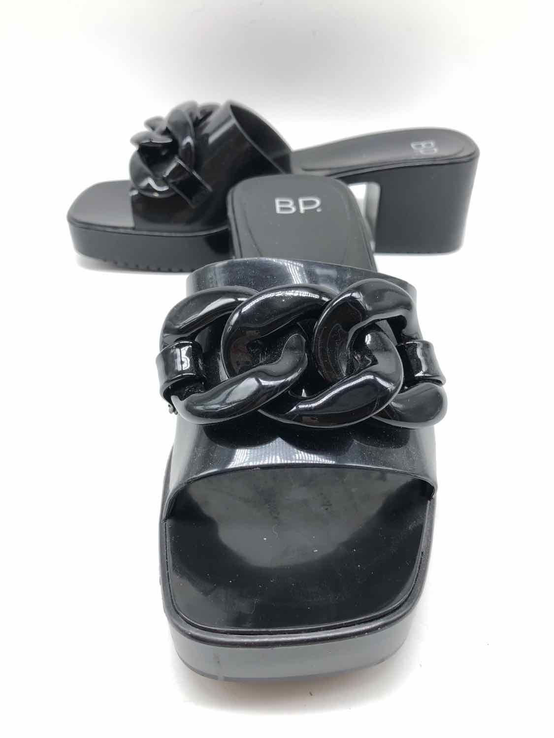 BP Black Size 5 Jelly Slide Sandals