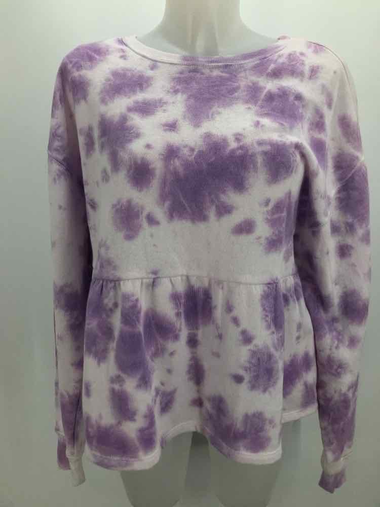 BP Purple Size Large Tie Dye Baby Doll Sweater