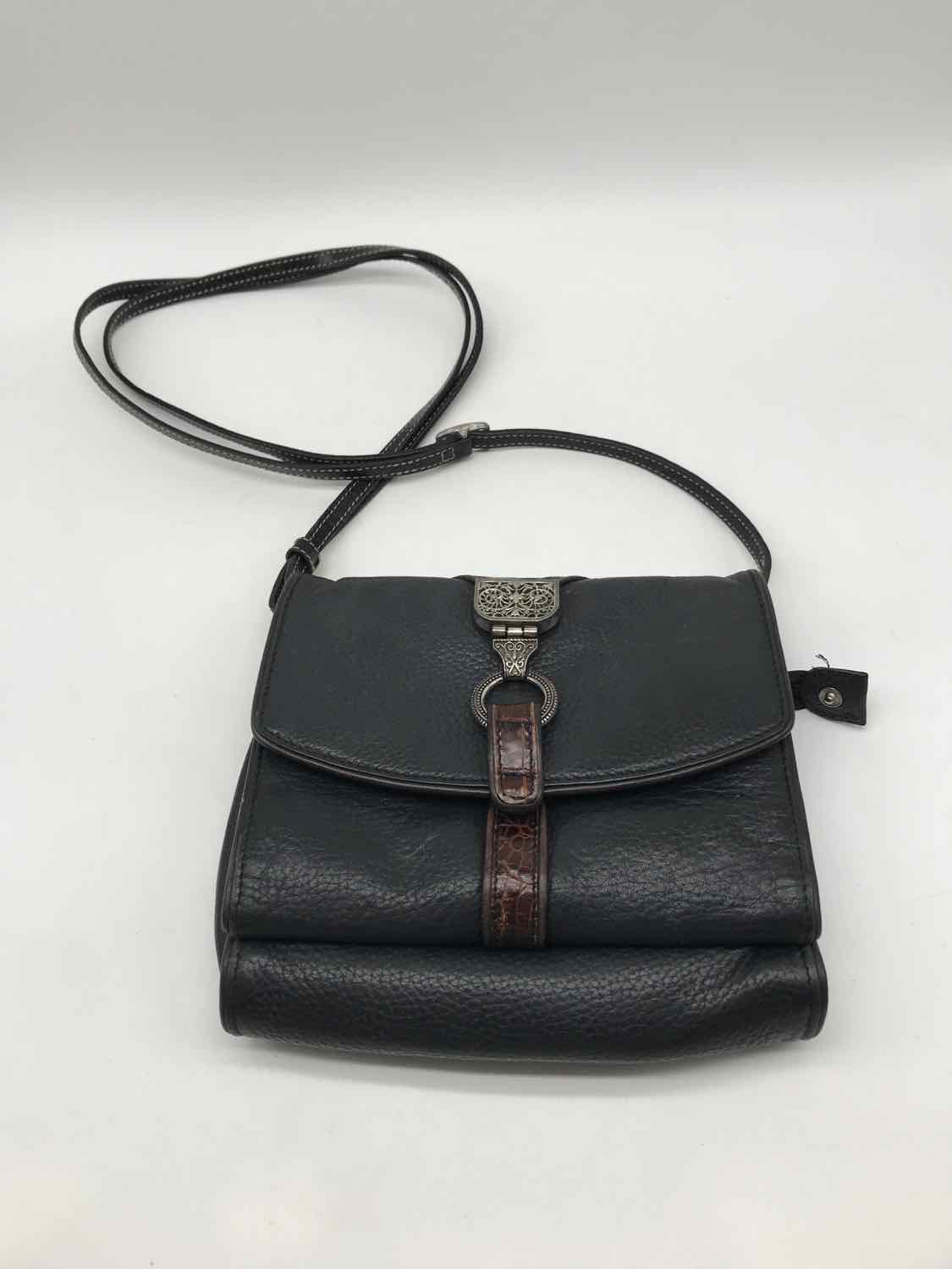 Brighton Black Leather Shoulder Bag Shoulder Bag