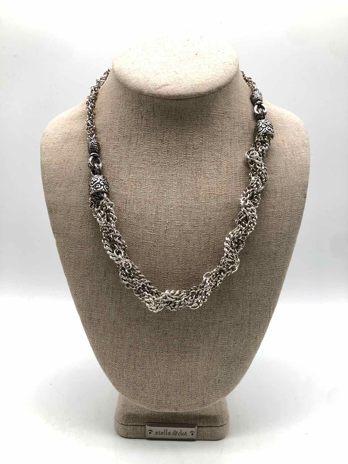 Brighton Silver Braided Chain Link